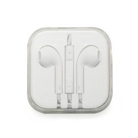 Fone de Ouvido com Microfone -Branco/Branco Promocional