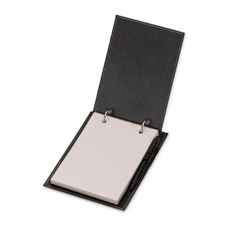 Bloco de Anotações de Mesa Couro Sintético Personalizado