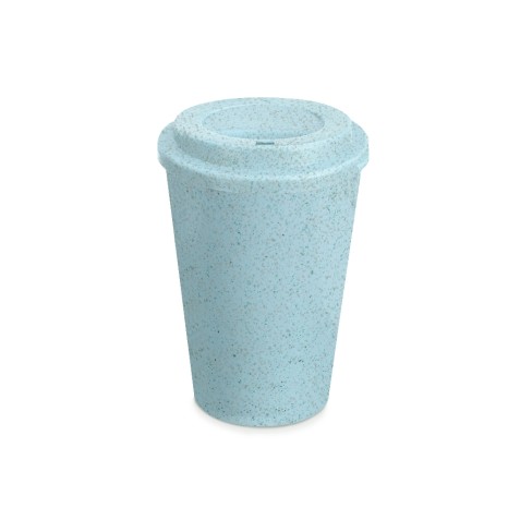 Copo Fibra de Arroz com Tampa 400Ml com Logotipo