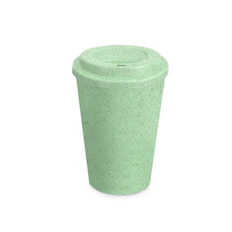 Copo Fibra de Arroz com Tampa 400Ml com Logotipo