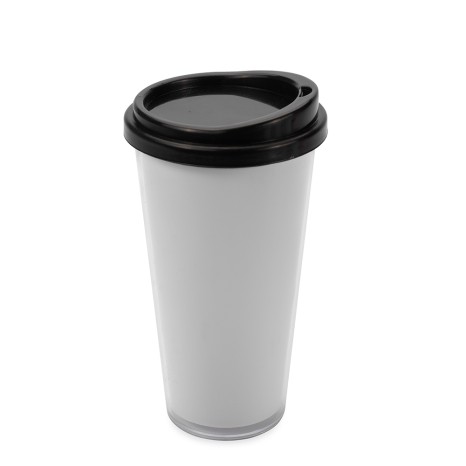 Copo Plástico Duplo 400Ml para Empresas