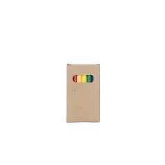 Kit Giz de Cera 6 Cores para Brinde