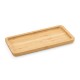 Petisqueira Retangular de Bambu 26*13cm Personalizado