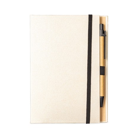 Bloco de Anotações com Autoadesivos e Caneta com Logotipo