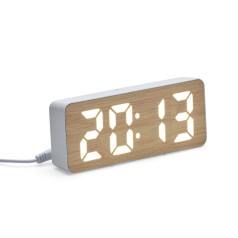 Relógio Despertador Led com Logotipo
