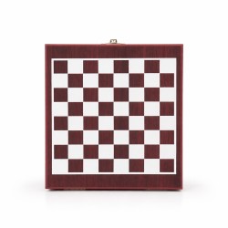 Xadrez com kit vinho 4 peças promocional
