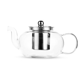 Chaleira de vidro borossilicato com infusor 800ml para brinde