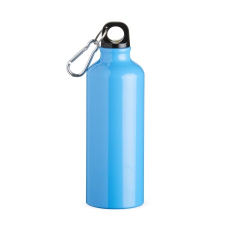 Squeeze Alumínio 500Ml com Bico e Mosquetão para Brinde