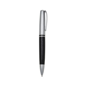 Caneta Metal Fosco com Couro para Brinde