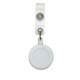 Porta Crachá Branco Leitoso Personalizado